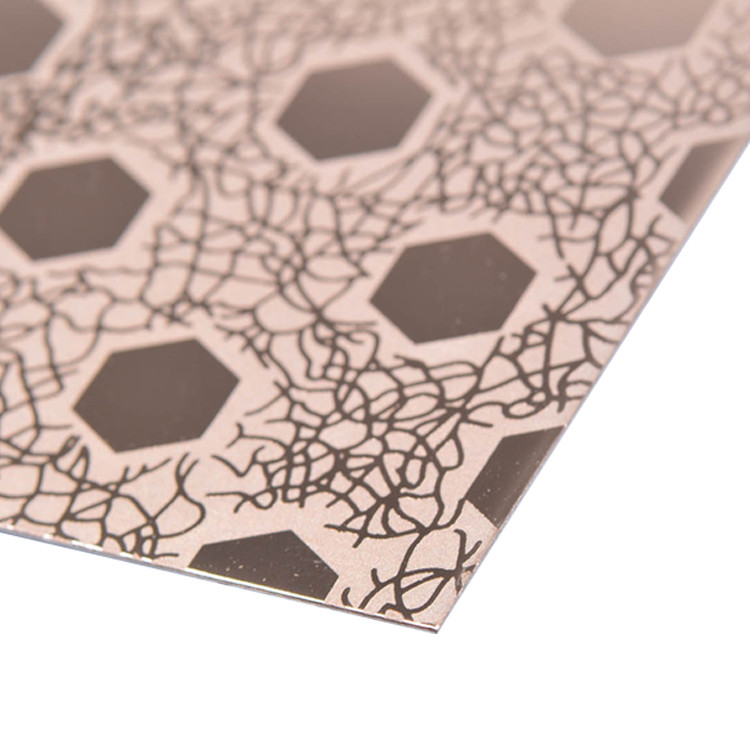 Custom Etched Stainless Steel Sheet 3mm Thickness 1219mm Width