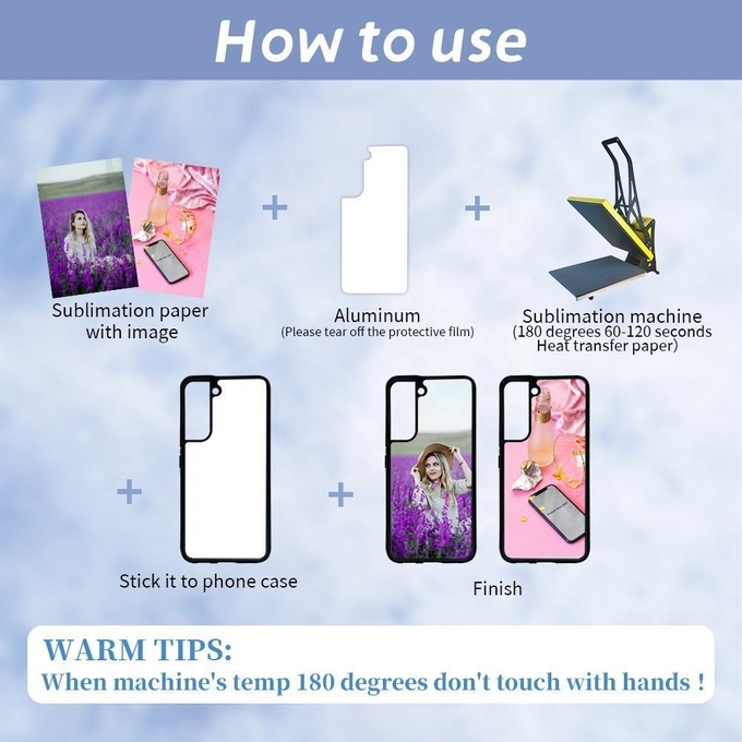 Stylish 2D Rubber Sublimation Phone Case For Samsung S22 S23 S24 S25 Plus Ultra