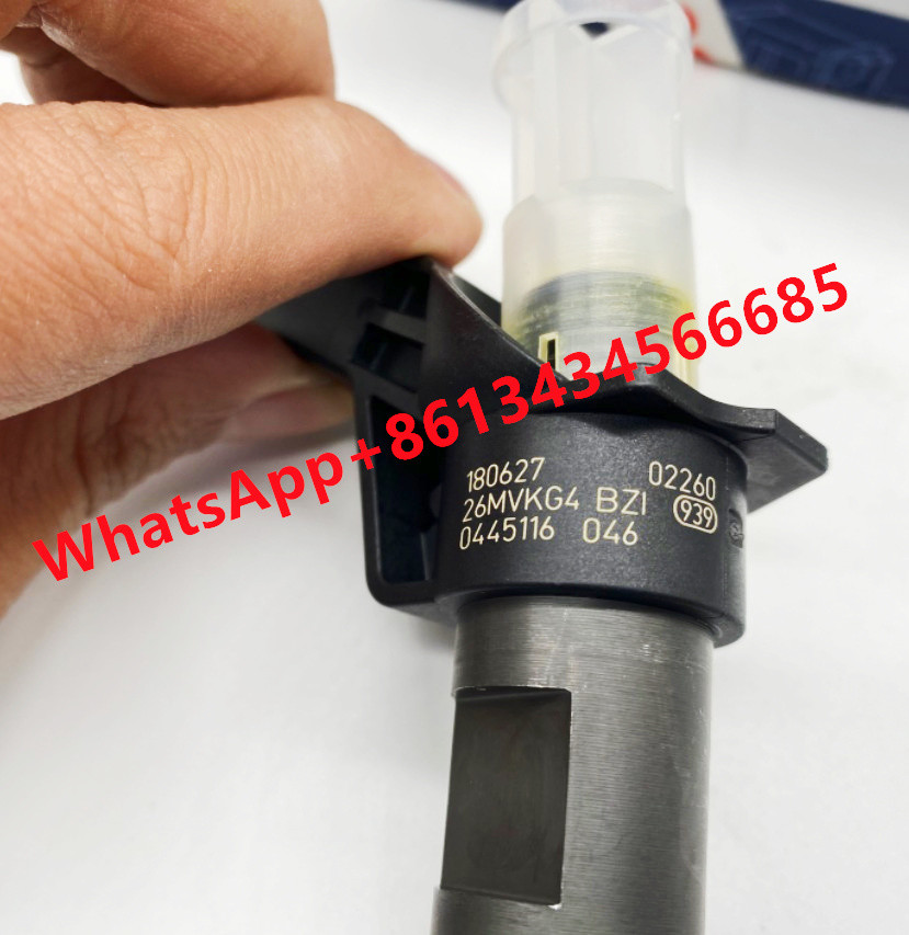 0986435424 Common Rail Fuel Diesel Injector For Volvo 0445116045 0445116046 31303409