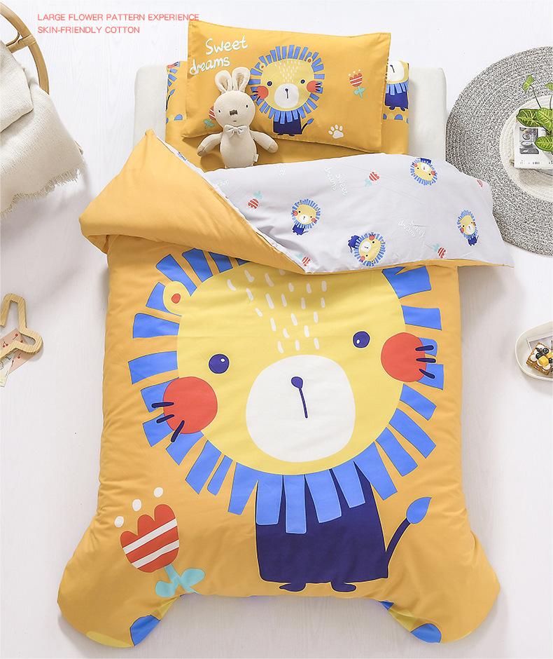 Customized Services Strength 100% Cotton Designer Bedding Sets for Nursery School Kids