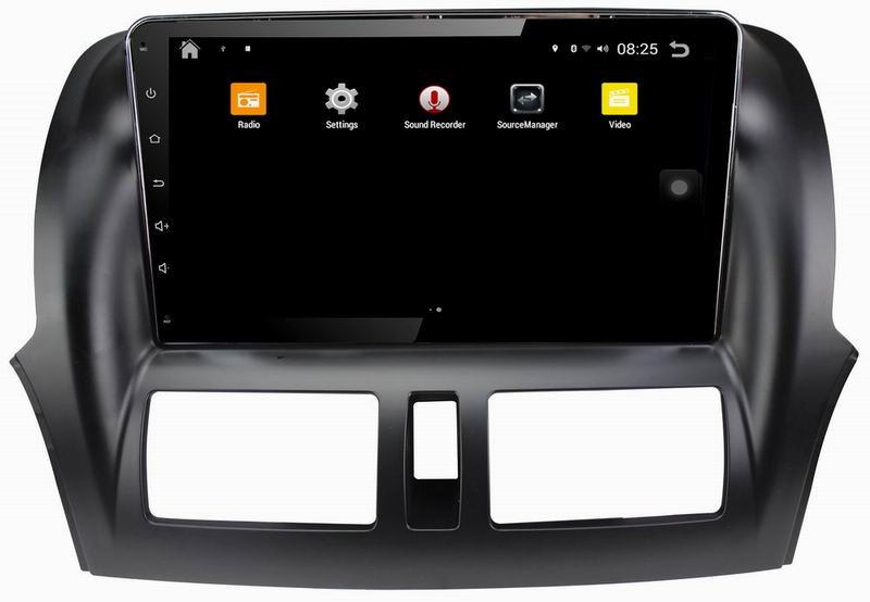Ouchuangbo Pure Android 4.4 10.1inch Big Screen Car DVD GPS radio Player for Faw Besturn X80 support Russian 16GB Flash