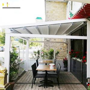 Buy cheap Aluminum PVC Pergola Awning Kits Sunroom Sunshade Motorised Retractable Roof product
