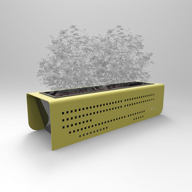 Waterproof L1490xW500xH400mm Garden Metal Flower Pots