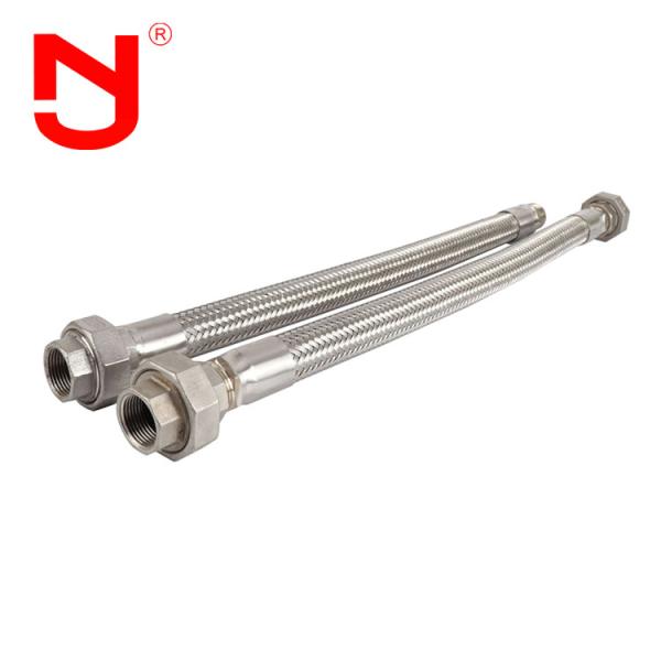 Stainless Steel Wire Braided Flexible Metal Hose Union Type Metal Braided Water