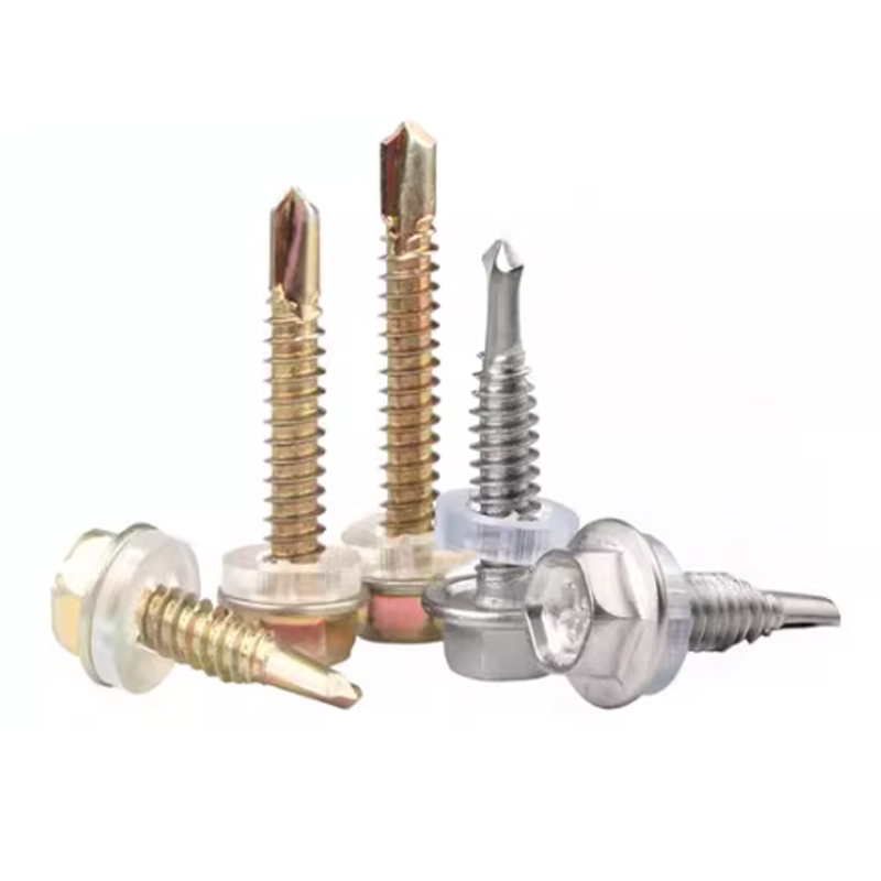 ISO9001 2008 Certified Hex Head Wood Self Tek Roofing Tapping Screw With EPDM Washer