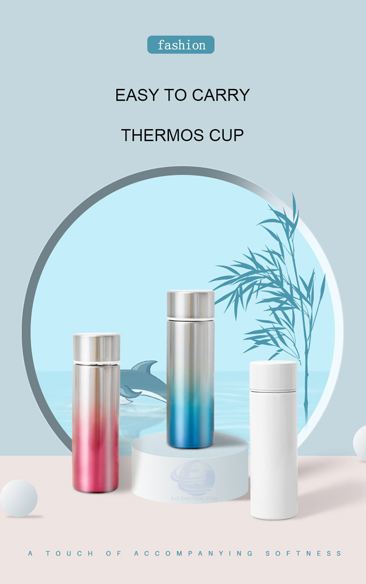 200ml OEM Office And Travel Stainless Steel Thermos Mug BPA Free