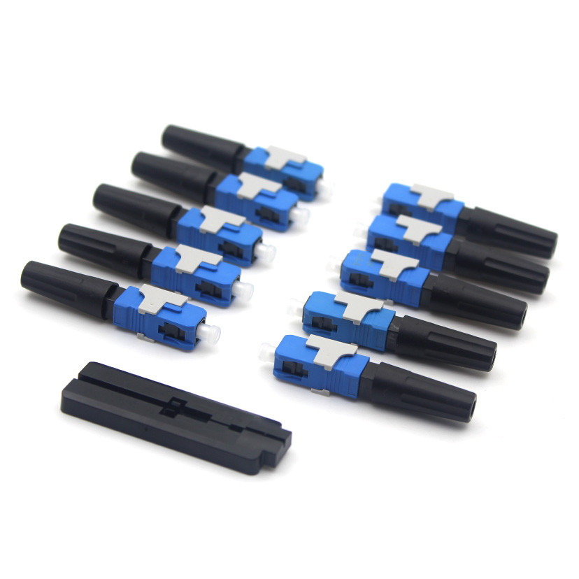 SC/APC Fiber Field Assembly Optical Fast Connector for Seamless FTTx Connections