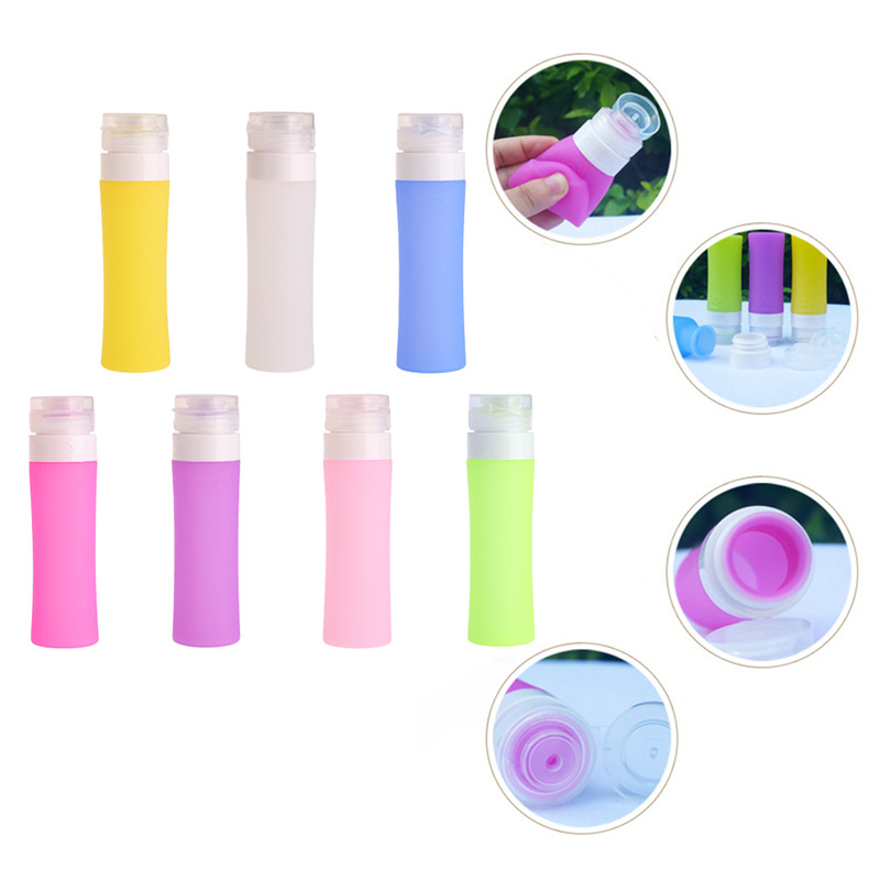 OEM 60ml Travel Size Silicone Bottles For Shampoo Conditioner