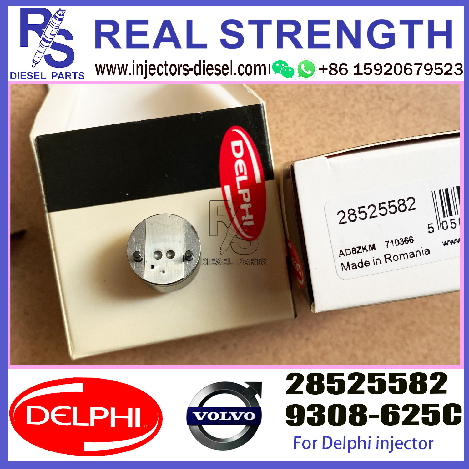 Delphi Fuel Injector Control Valve 9308-625C 28525582 28297167