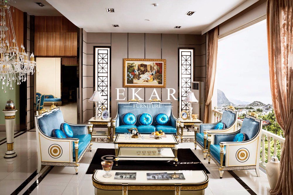 New design luxury classic furniture living room sofa