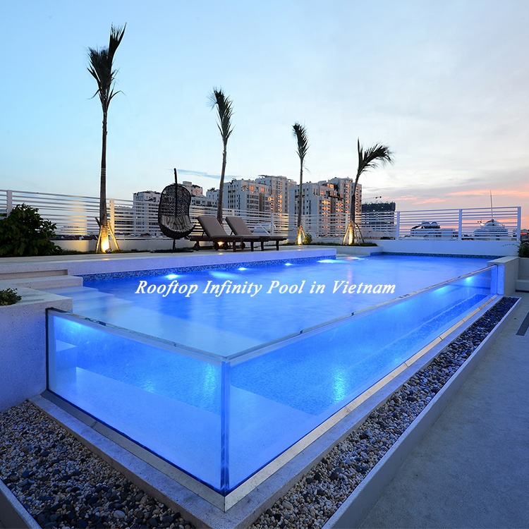 Lucite 30mm 950mm Thickness Clear Cast Acrylic Glass Roof Window Panels for Villa Pool