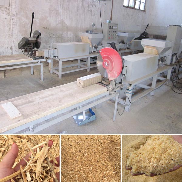 Sawdust Wooden Pallet Block Machine For Wood Pallet In Tunisia