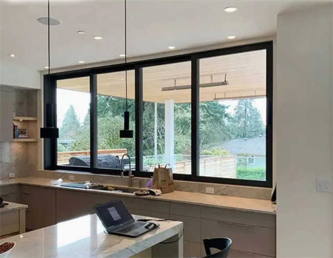 Factory Direct Sales Aluminum Vertical Sliding Window with 1.8 Wall Thickness
