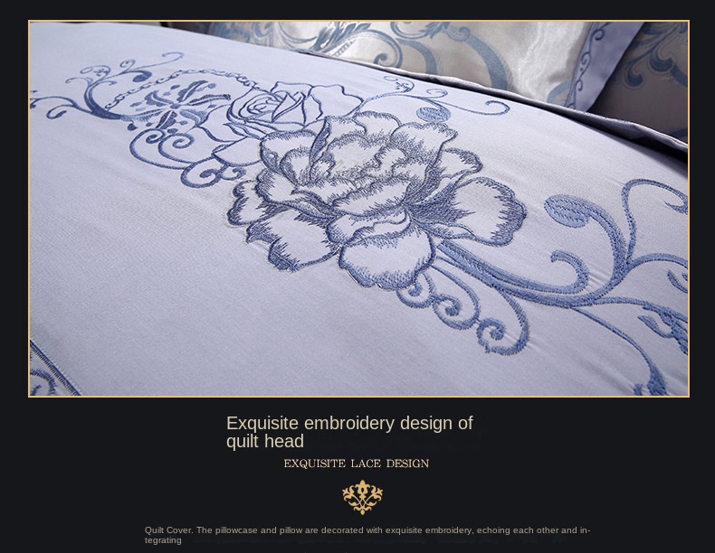 Quantity 3 pcs Microfiber Cotton Comforter Duvet Cover Eco-friendly Soft Bedding Sets