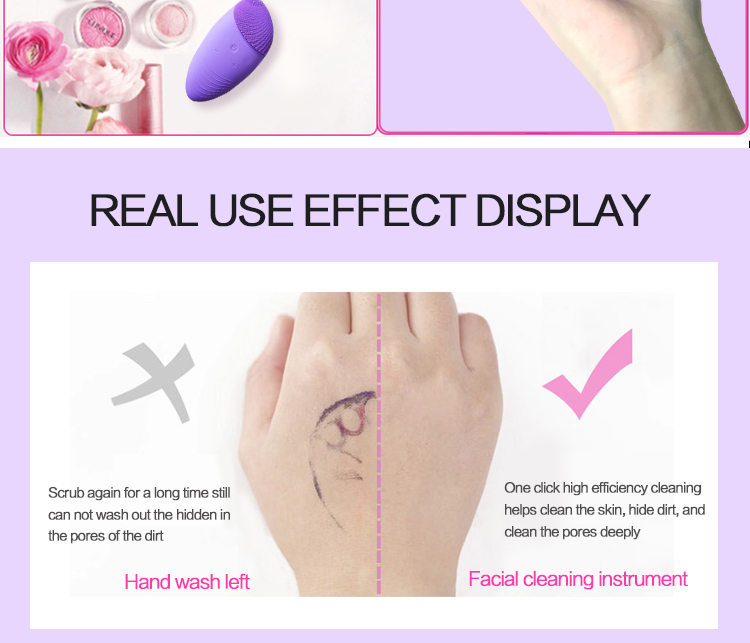 Silicon Sonic Electronic Facial Cleansing Brush 75 G Face Brush Cleaner