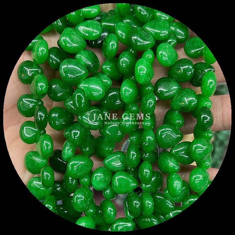 Howlite Crazy Agate Gem Bead Natural Crystal Water Drop Shape Stone Loose Bead Strands For Bracelets