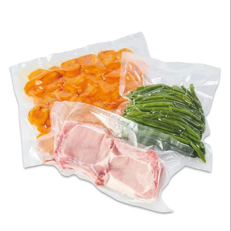 Leak Proof Food Grade Laminated Transparent Nylon Fish Seafood Plastic Packaging Heat Seal Vacuum Seal Bags