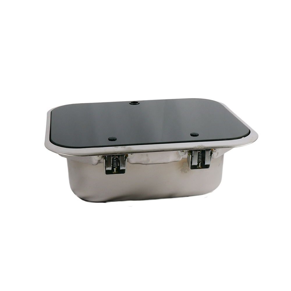 RV kitchen parts Stainless Steel basin with lid including the foldable