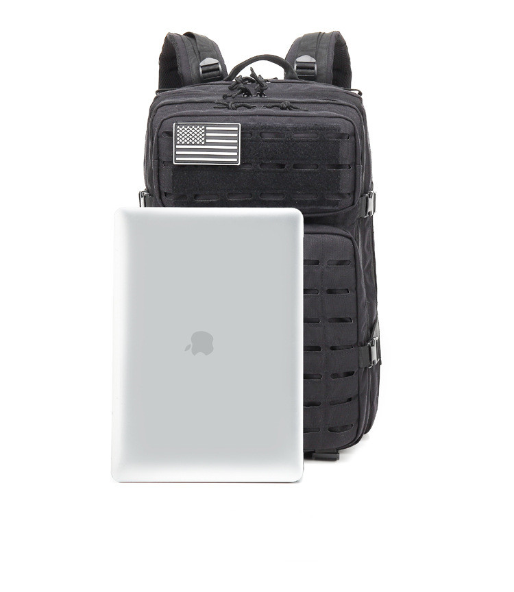 US Outdoor Tactical Hiking Backpack 45L Polyester Nylon Strap Molle System Backpack