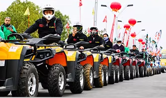 500cc UTV with Hisun Electric Injection Single Cylinder Water Cooled Engine and 2 Seats