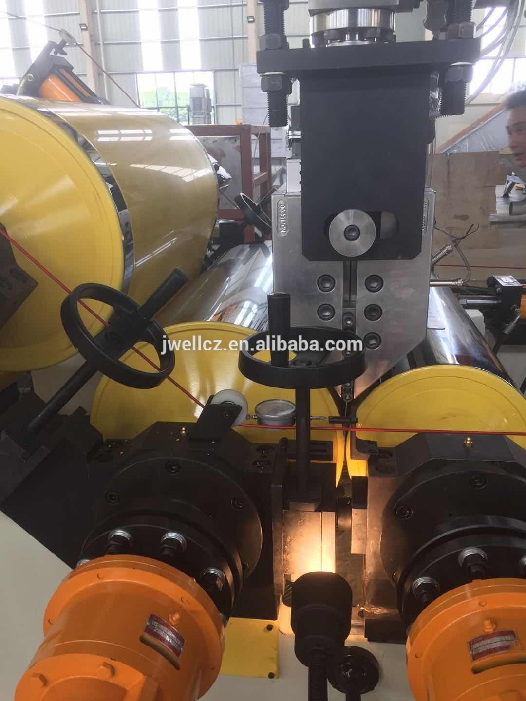 PLA Palsctic Pvc Ceiling Panel Making Machine With Electrical Cabinet