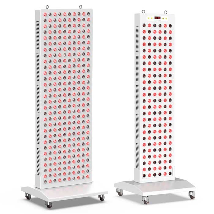 Convenient Rolling Red Light therapy Stand Panel 1000W With Small Base