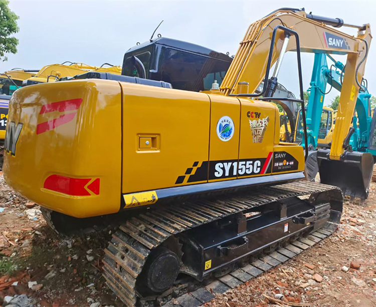 15ton SANY155C Excavator with ORIGINAL Hydraulic Pump and Cylinder Made in 2023 Model