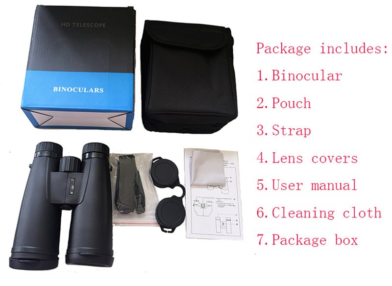 10-30X50 Water Proof Binoculars Fogproof FMC BK7 Lens Coating