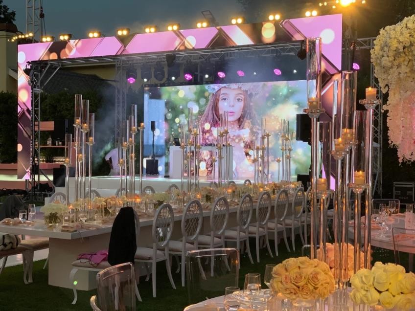 Exhibition Event P2.6 Indoor 3840Hz Led Rental Display High End