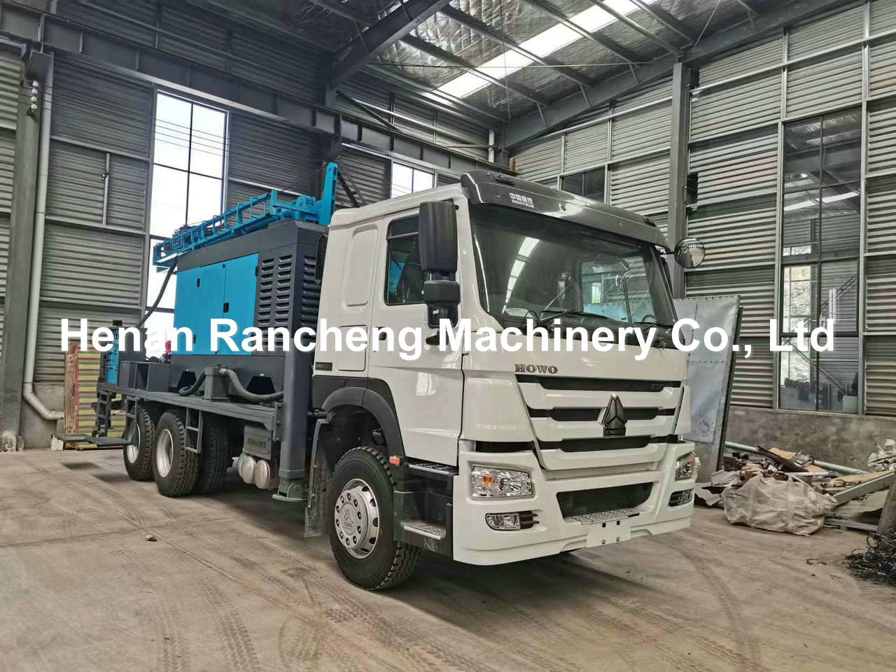 129HP Diesel Engine Water Well Drilling Rig Machine 450m Drilling Depth 500mm Dia