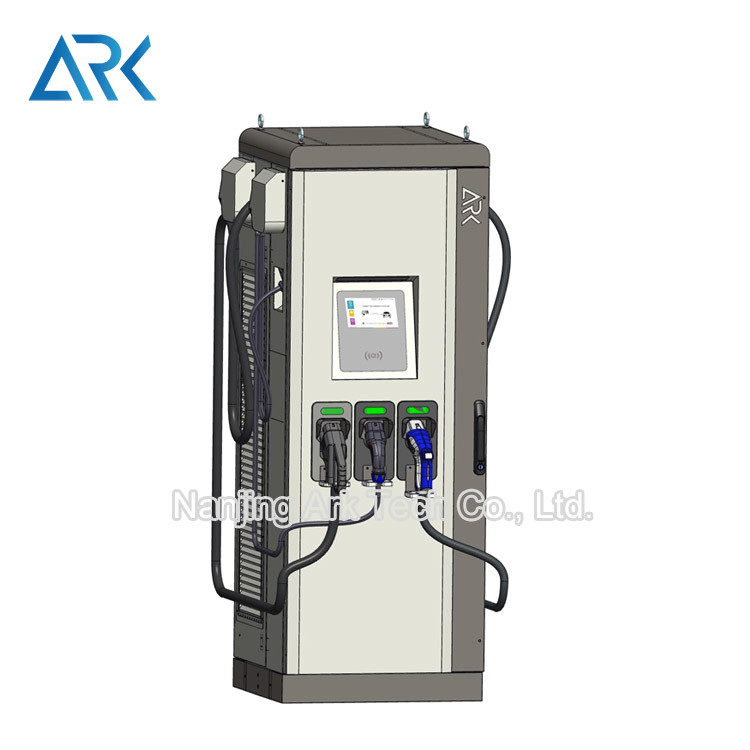 Outdoor Mode 4 RFID 60KW IP54 EV Fast Charging Stations