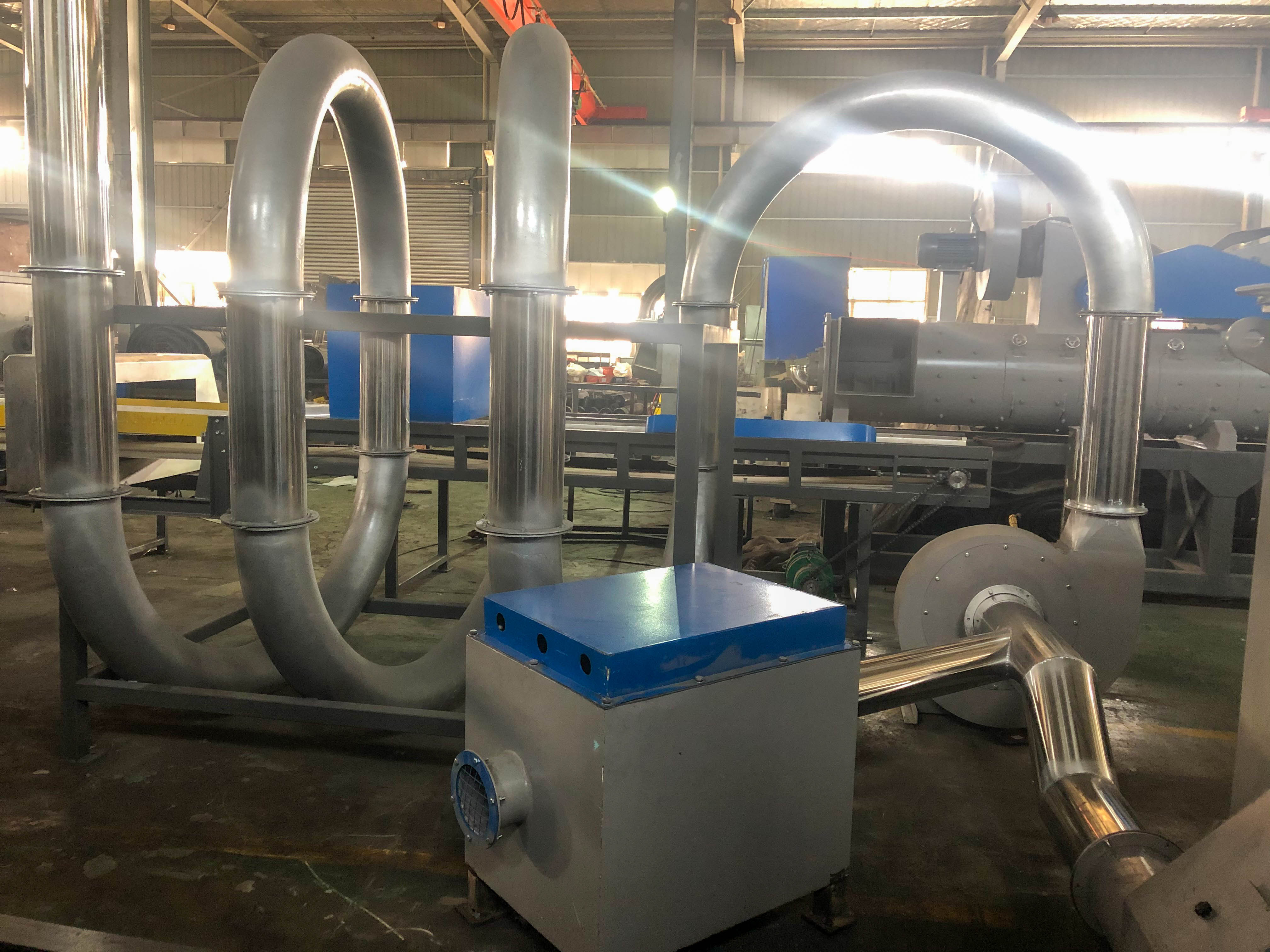 HDPE Waste Film Recycling Line Agricultural 3000kg/H LDPE Machine