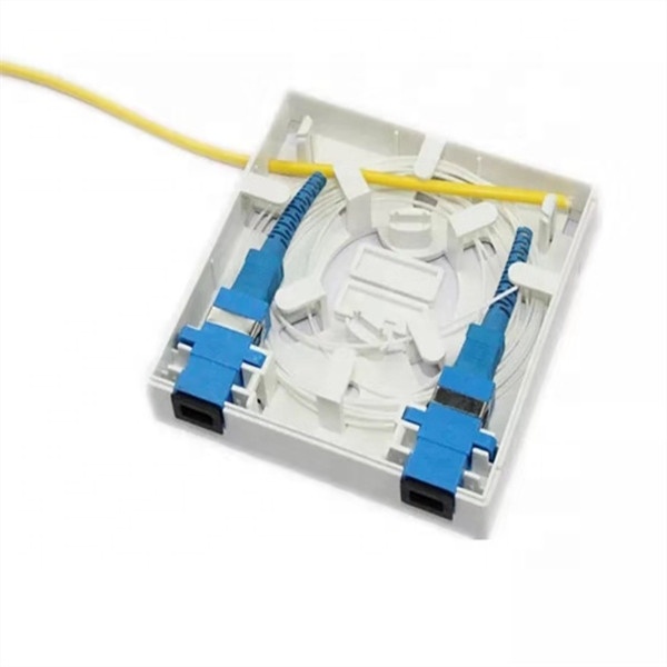 4 core ftth fiber faceplate distribution box