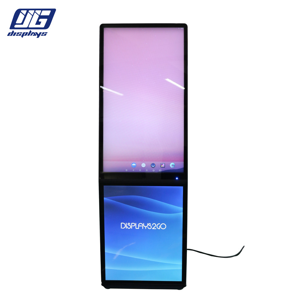 Multiple Zone L Board LCD Digital Screen With Magnetic Led Advertising Light Box