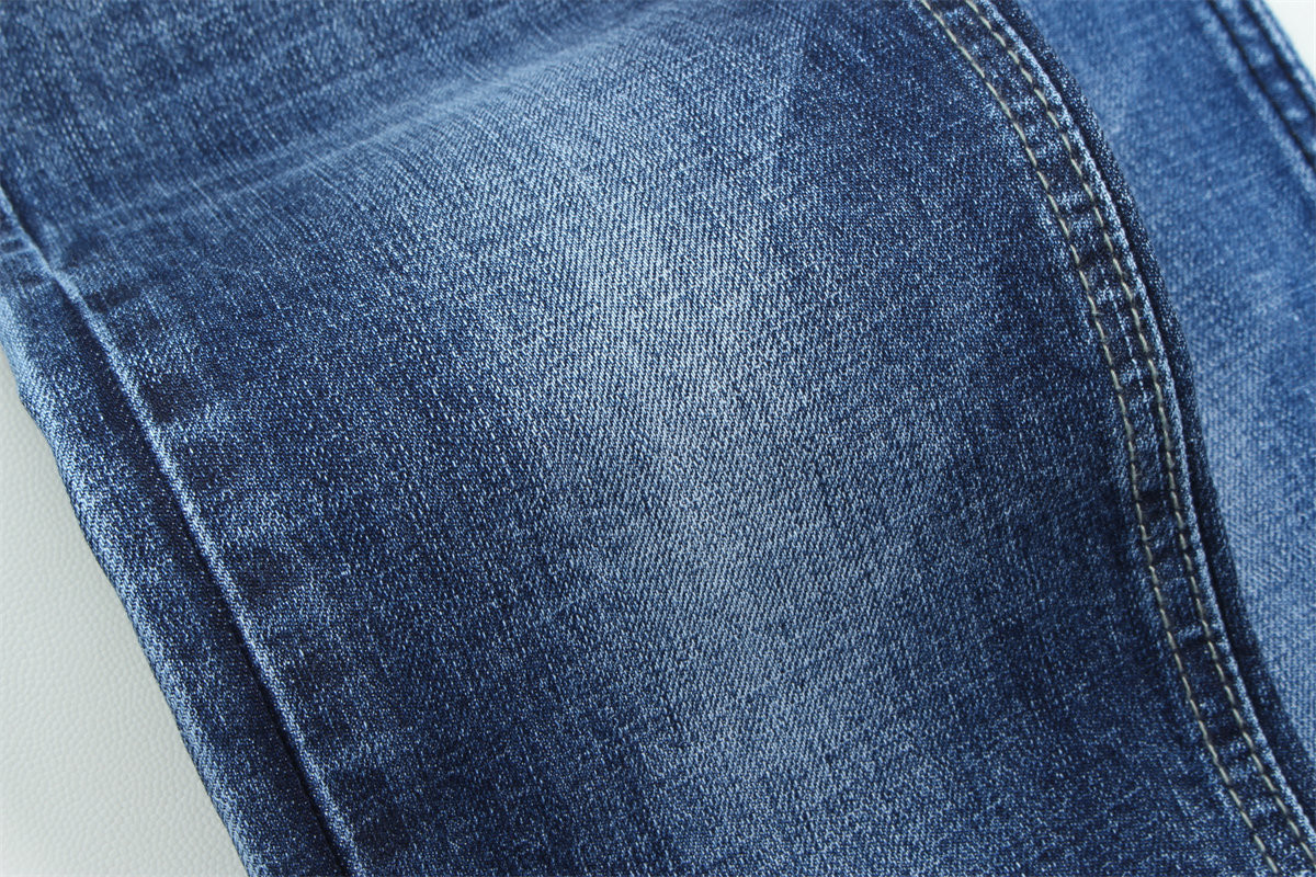 10.8 Once Supreme Quality Crosshatch Slub Stretch Denim Fabric For Men Jeans