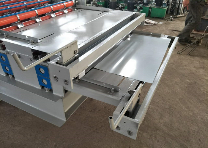 White Color Smart Double Layer Roll Forming Machine For Corrugated Tile