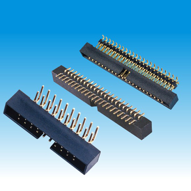 High Precision 2mm Right Angle Header Connector Height 5.7 Wear Resistant