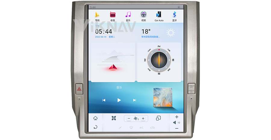 12.1 Inch Android Stereo For 2012-2020 Toyota Tundra Navigation GPS Multimedia DVD Player Wireless Carplay 4G BT DSP