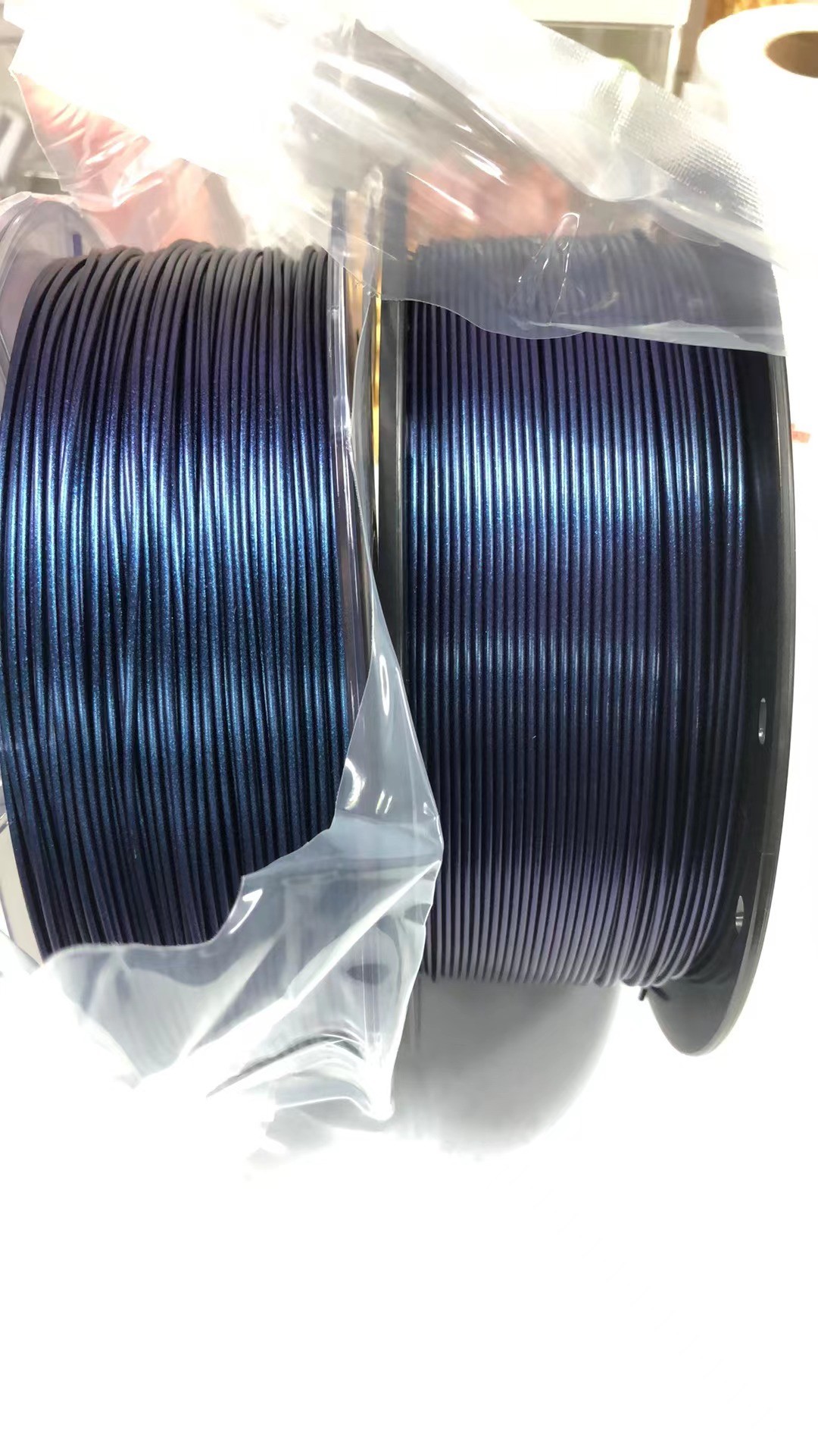 PLA Color Changing 3D Printer Filament Strong Purple Blue 1kg Toughness 1.75mm