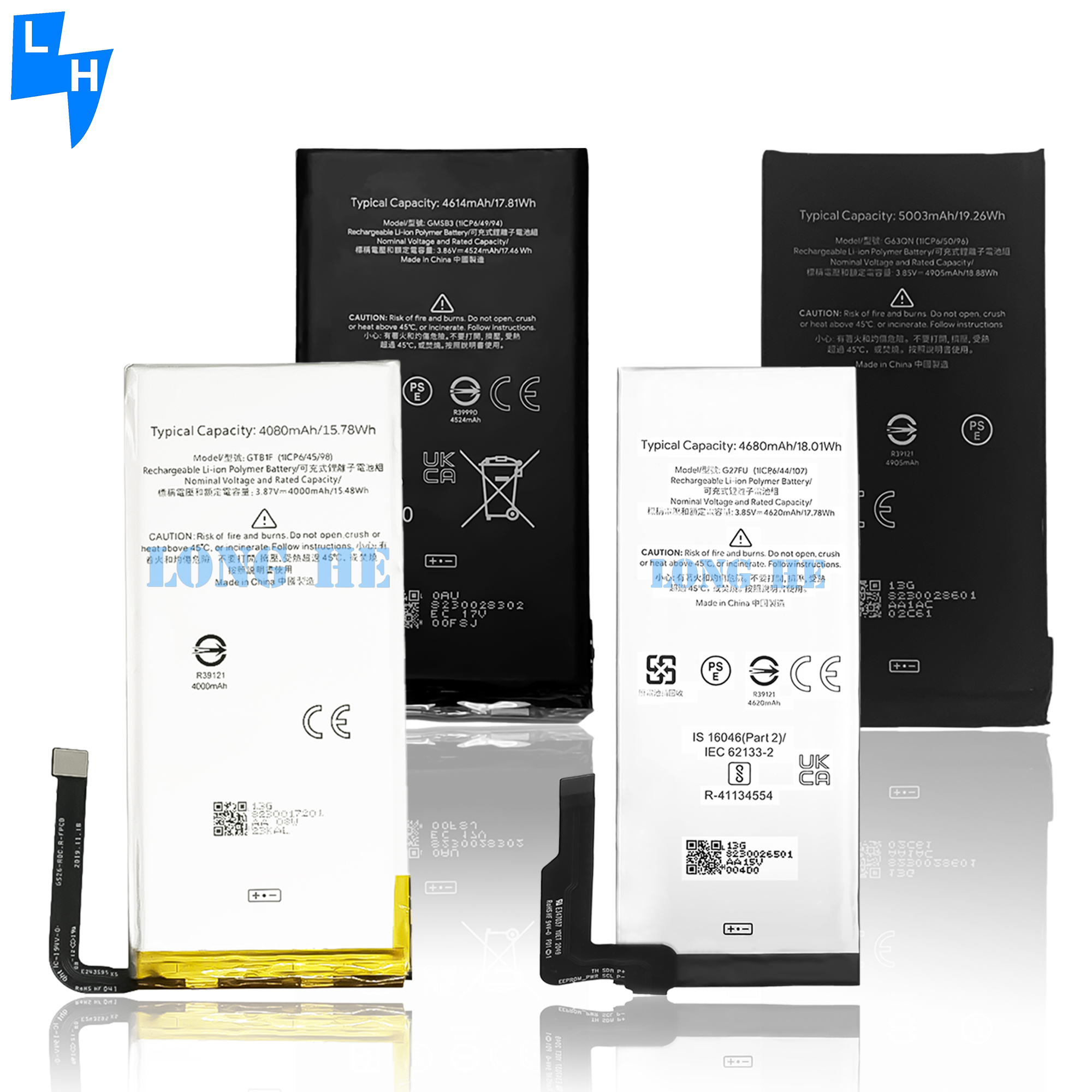 Full Range Battery for Google Pixel 5A 5G 5XL 6 6PRO 6A Stocked Supply Options