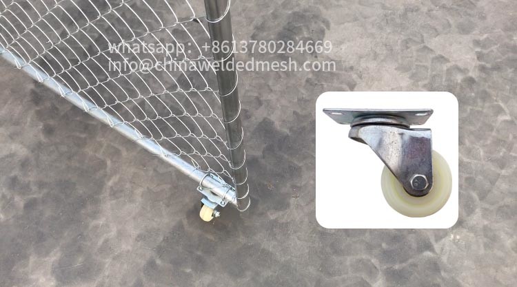 6x12 Portable Chain Link Temporary Fencing Panels Galvanized Iron ISO approval