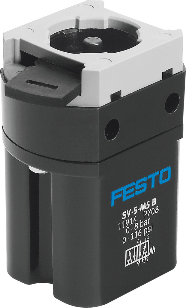 Front panel valve SV-5-M5-B 11914