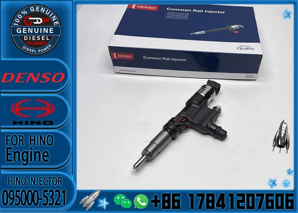 diesel New 095000-5320 095000-5321 095000-5322 9709500-532 095000-8690 Common Rail Fuel Injector For H-ino 300/Toy-ota D