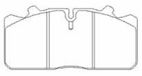 WVA 29088/29091/29144 Disc Brake Pads for MAN / DAF