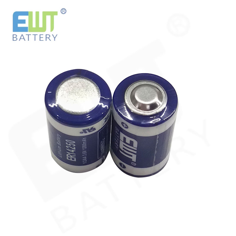 3.6v primary lithium thionyl chloride li-SOCl2 ER14250 3.6V 1200mAh
