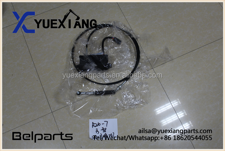 Belparts Excavator Control Actuator Cable Accelerator Governor R210-7 R110-7 R150-7 R220-7 21EN-32260 21EN-32300