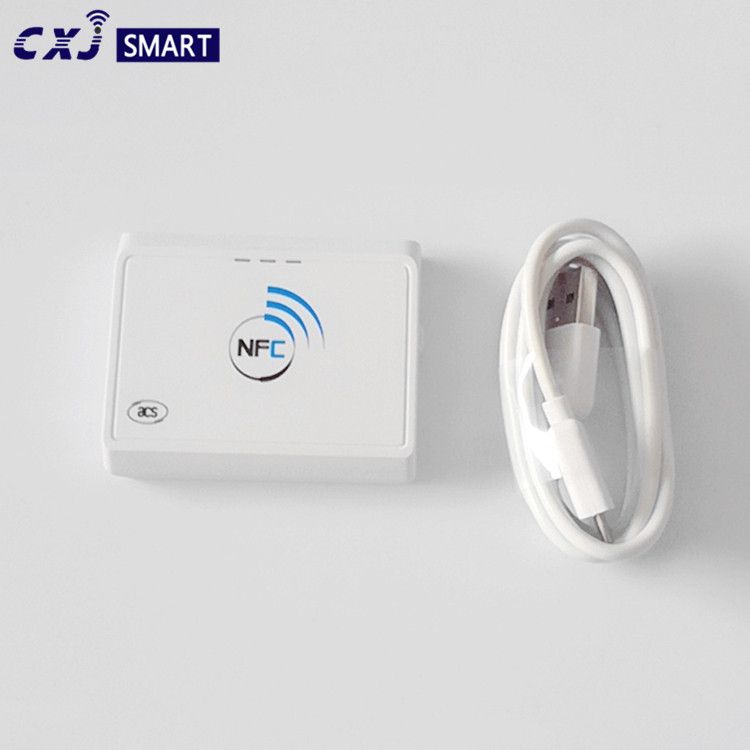 Wireless Bluetooth NFC Card Reader IOS Android ACR1311U-N2 81g Weight