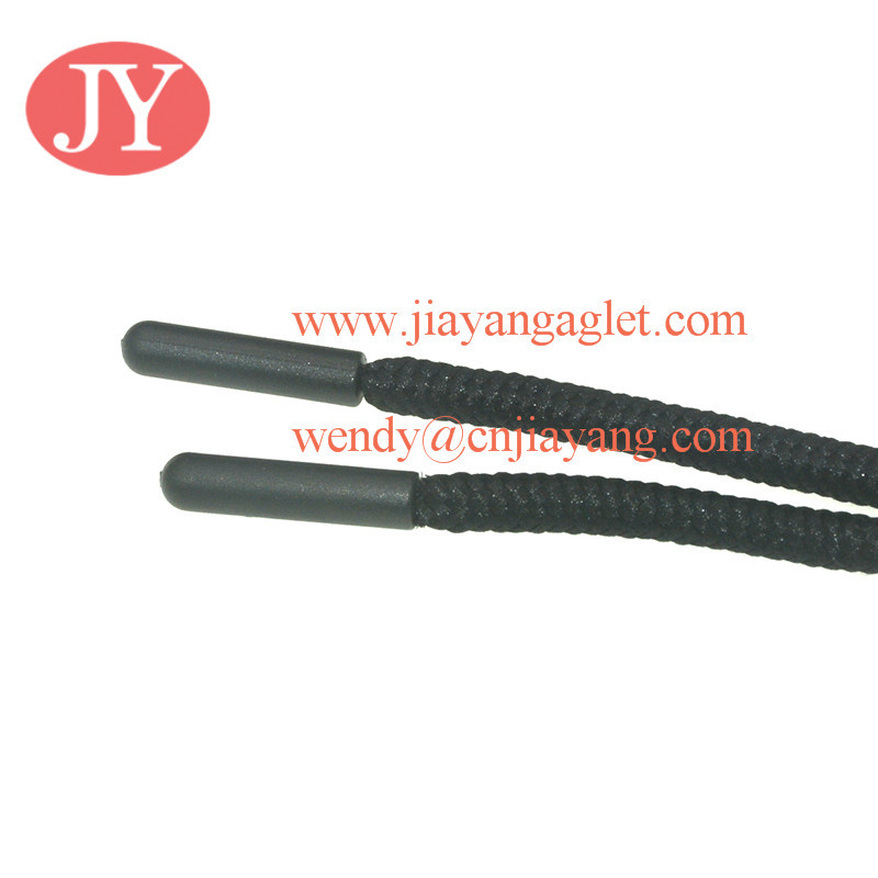 Jiayang plastic tip ends type of drawstring for swimwear for men injection one set cord with tip