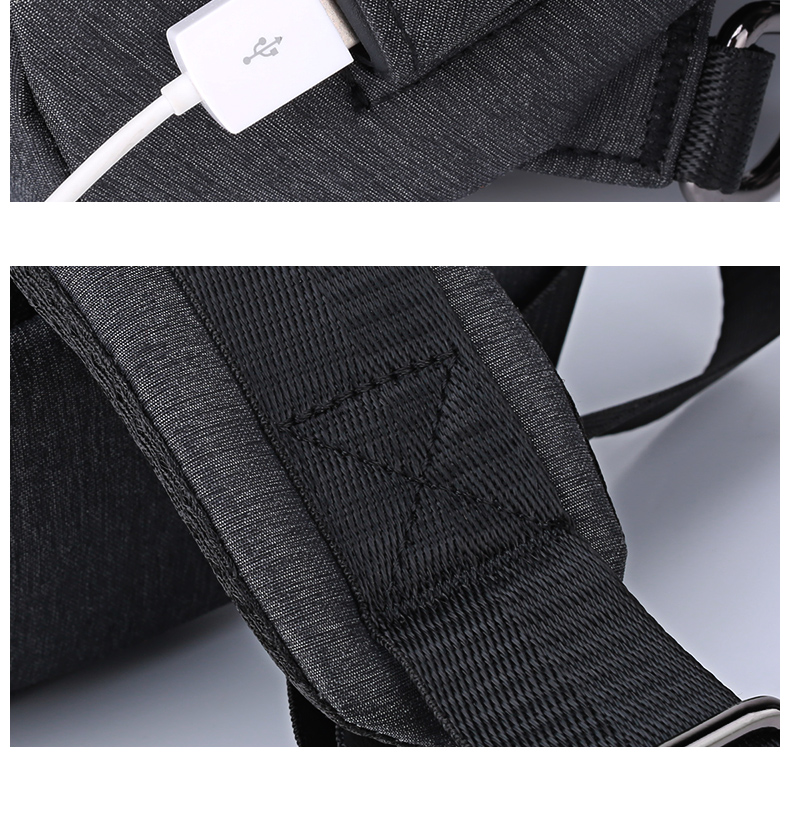 Rainproof Mens Large Sling Bag Cool Sling Bags For Guys Boys OEM / ODM Available