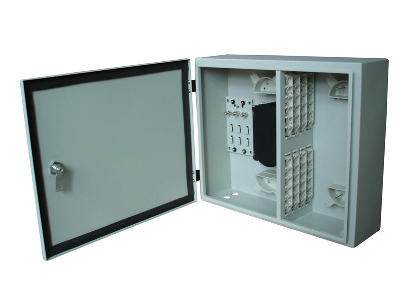 48F Wall Mount Fiber Enclosure IP65 ODF Outdoor Optic Distribution Box 48 Port